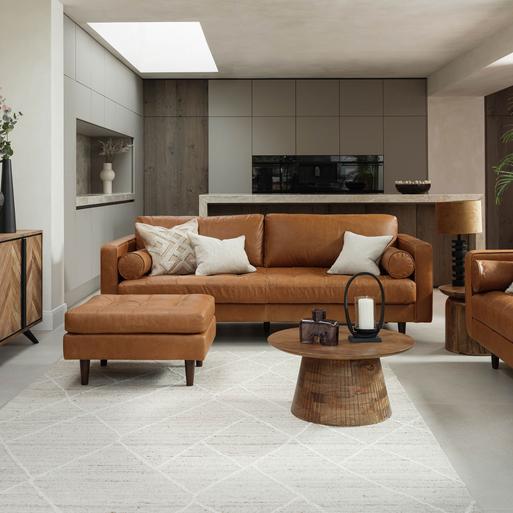 Brown and white couch sale