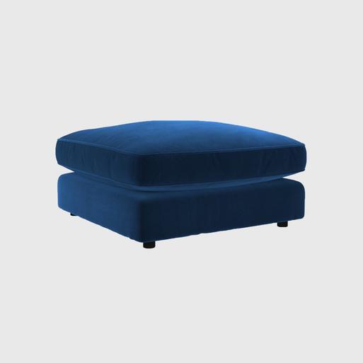 Midnight online blue footstool