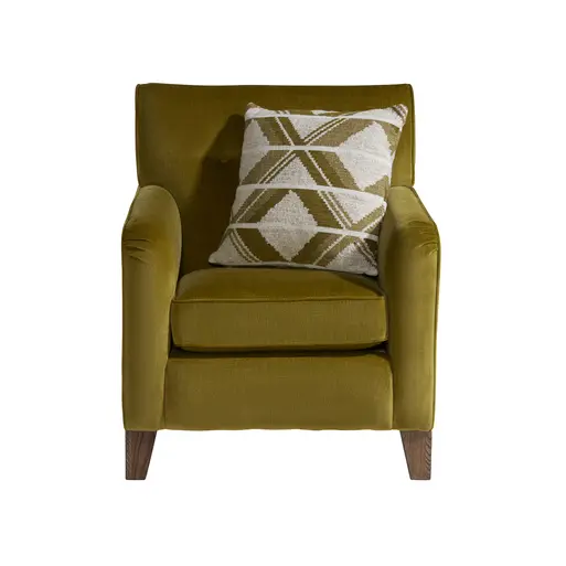 Miller Fabric Accent Chair with Reversible Seat and Back Cushions