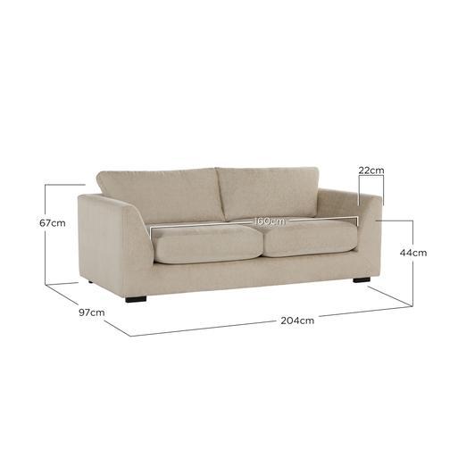 Asda three sale seater sofa
