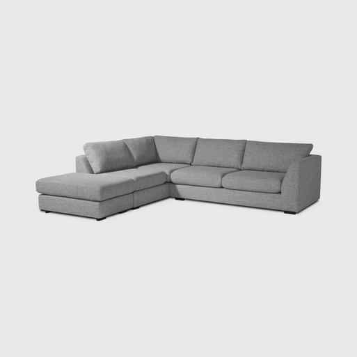 Grey left deals hand chaise sofa