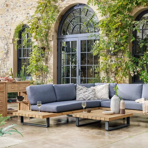 Maui rattan corner sofa cheap