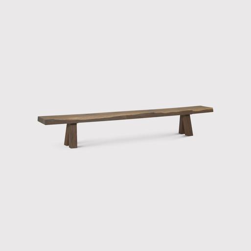 White and wood bench sale