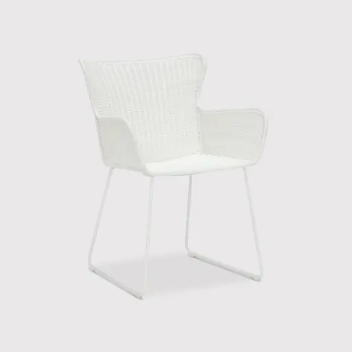 White clearance woven chair