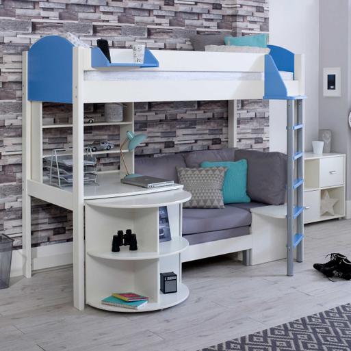 High sleeper with futon bed best sale