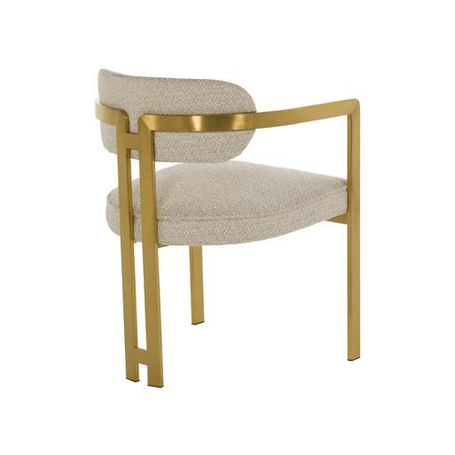 Opal Neutral Boucle Dining Armchair Barker Stonehouse