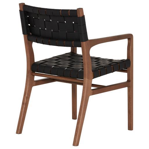 Leather strap on sale dining chair