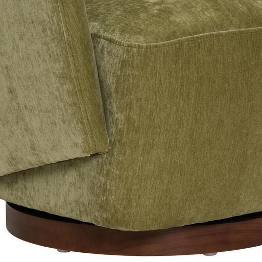 Swivel sales green chair