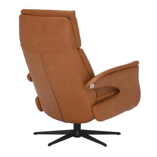 Finkelstein manual swivel outlet recliner with ottoman