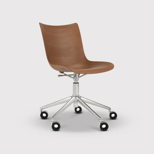 Wooden swivel desk chair sale