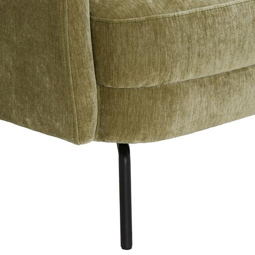Ribera New Green Curved Fabric Accent Chair Barker Stonehouse