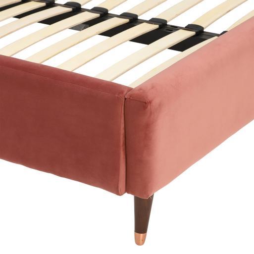 Dusty rose cheap bed frame