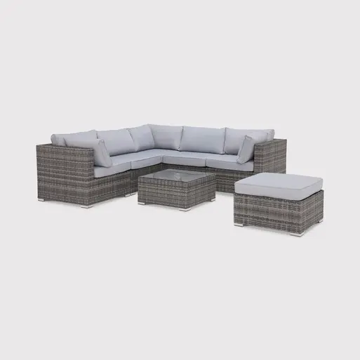 Salcombe Rattan Corner Garden Furniture Set Barker Stonehouse