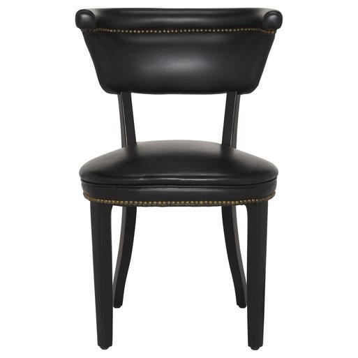 Unique black online dining chairs