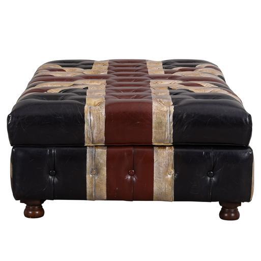 Union store rustic pouf