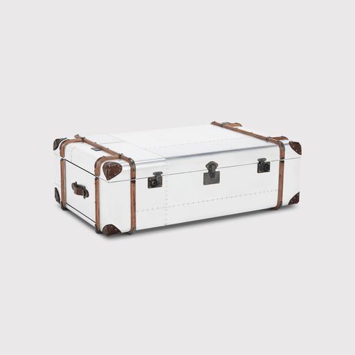 Metal trunk outlet coffee table