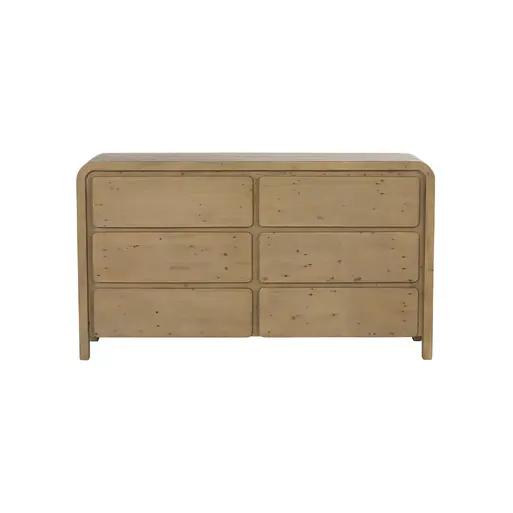 Tosca Reclaimed Wood 6 Drawer Wide Dresser Barker
