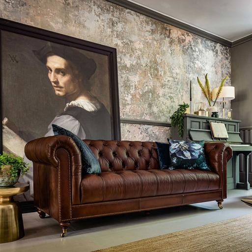 Sofa outlet leather chesterfield