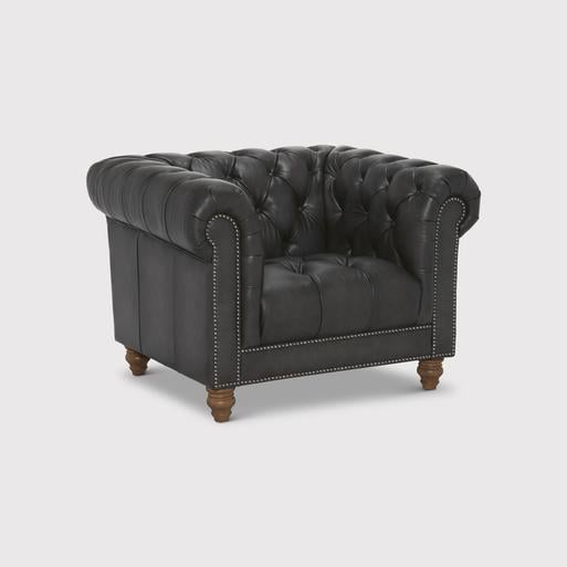 Ullswater Leather Chesterfield Armchair Barker Stonehouse