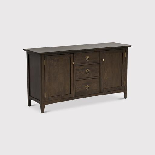 Dark brown sales buffet server