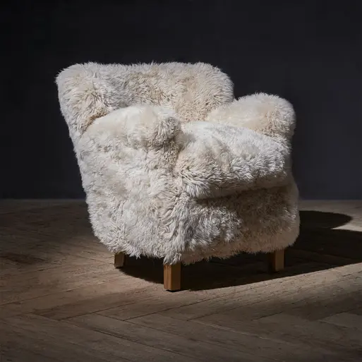 Rh clearance sheepskin chair