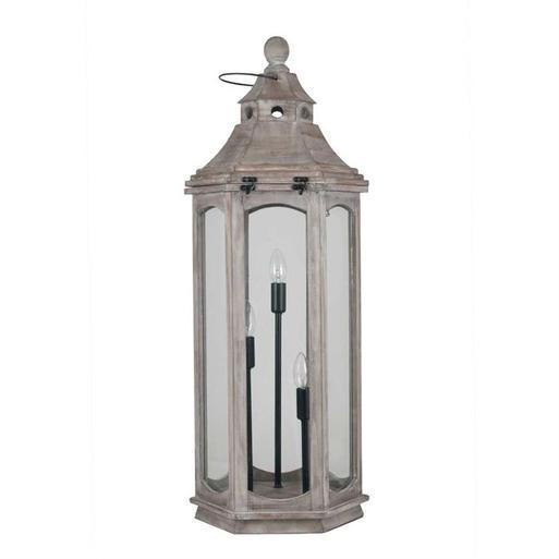 Accessories Large Antique Wood Lantern Barker Stonehouse