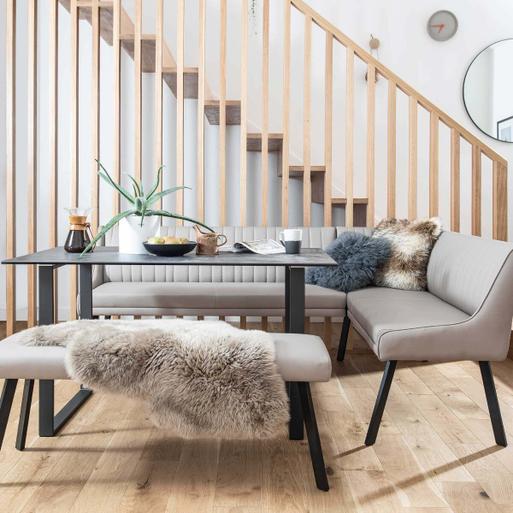 Wooden corner on sale dining bench