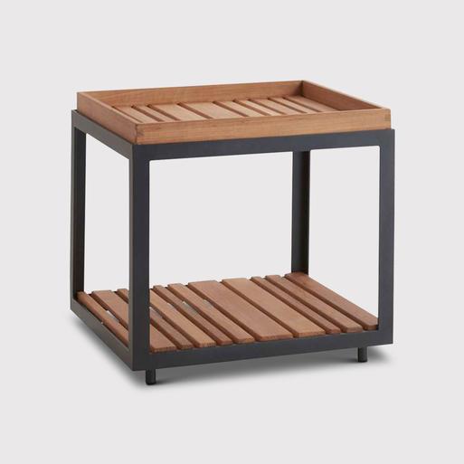 Small cane coffee shop table