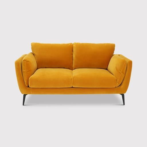 Small 2 outlet seater velvet sofa