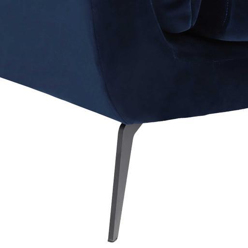 Barker and stonehouse blue velvet shop sofa