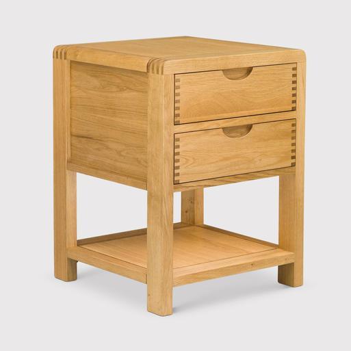 Bosco 2 Drawer Bedside Cabinet