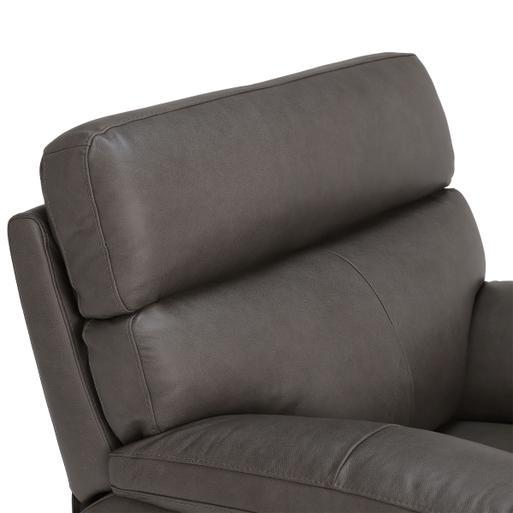 Clark Brown Leather Power Motion Recliner Armchair With Power