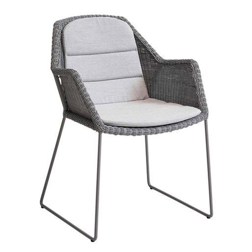 Cane Line Breeze Set of 2 Outdoor Dining Chairs with Cushion Set Barker Stonehouse