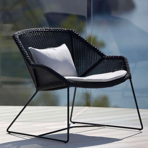 Cane Line Breeze Lounge Chair with Cushions Barker Stonehouse