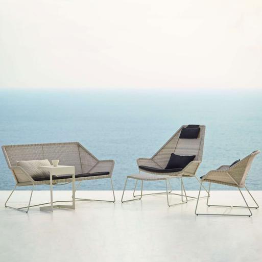 Cane Line Breeze Outdoor Highback Chair with Cushions Barker