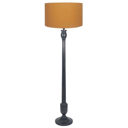 Antique Black Candlestick Floor Lamp