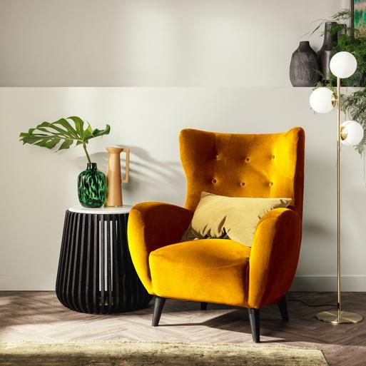 Delon velvet sale chair