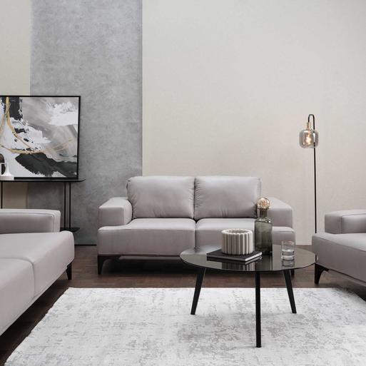 Draper Leather Loveseat 2 Seater Sofa Barker Stonehouse
