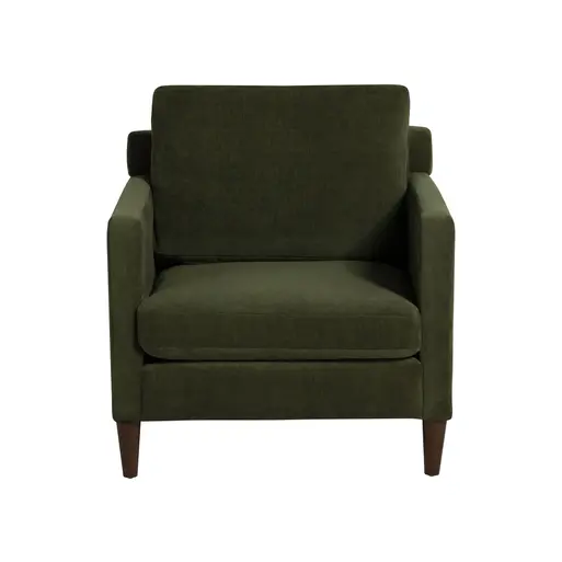 Olive velvet chair sale