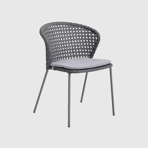 Cane Line Lean Outdoor Stackable Dining Chair French Weave