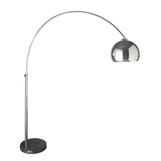 Rustic arc top floor lamp