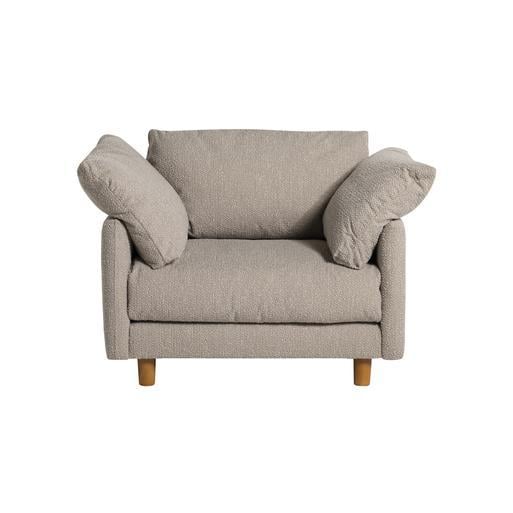 Larkin Neutral Boucle Armchair Barker Stonehouse