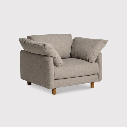 Larkin Neutral Boucle Armchair Barker Stonehouse