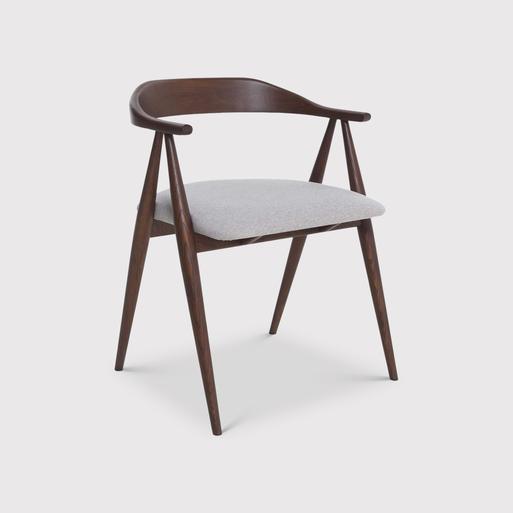 Brown wood dining chairs discount
