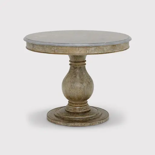 Bluestone round shop dining table