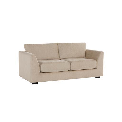 Melby Cream Velvet 3 Seater Sofa Barker Stonehouse