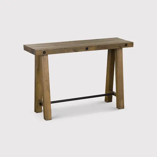 Napier Brown Reclaimed Wood Console Table Barker