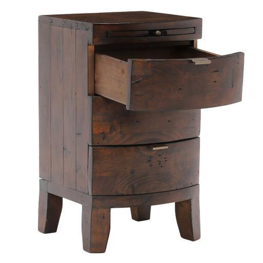 Antique hot sale wooden nightstand