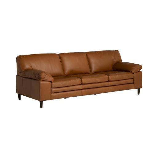 Olson Leather Tufted 3 Seater Sofa Barker Stonehouse