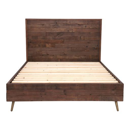 Modi Brown Reclaimed Wood King Bed Frame Barker Stonehouse